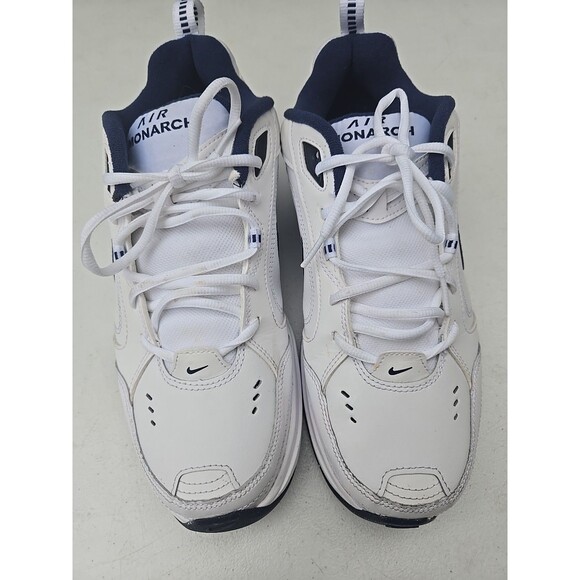 Mens Nike Air Monarch IV White/Navy mens Shoes Size 11.5 main image 8